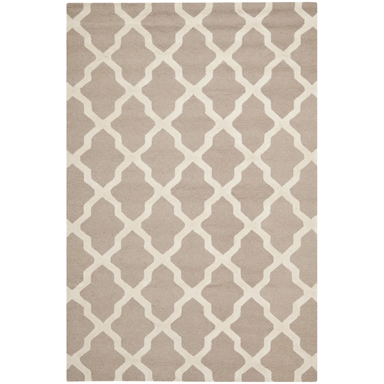 Darbonne Hand Tufted Wool Beige/Ivory Rug
