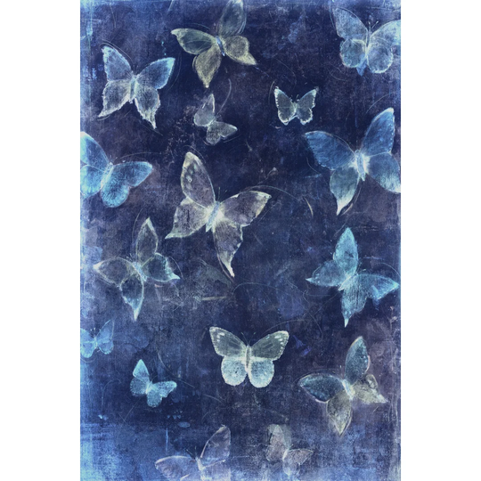 Indigo Flight II by Tim O'toole - Wrapped Canvas Painting