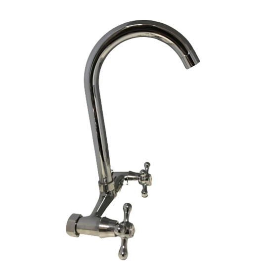 Kirtin Touch Twin Lever Monobloc Tap
