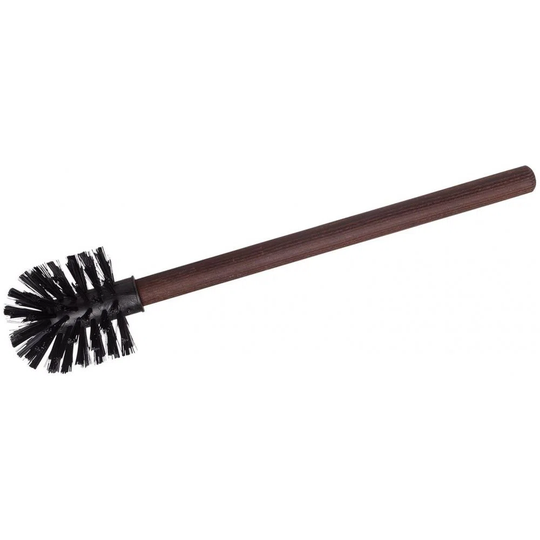 Toilet Brush Wooden Handle Exchangeable Head