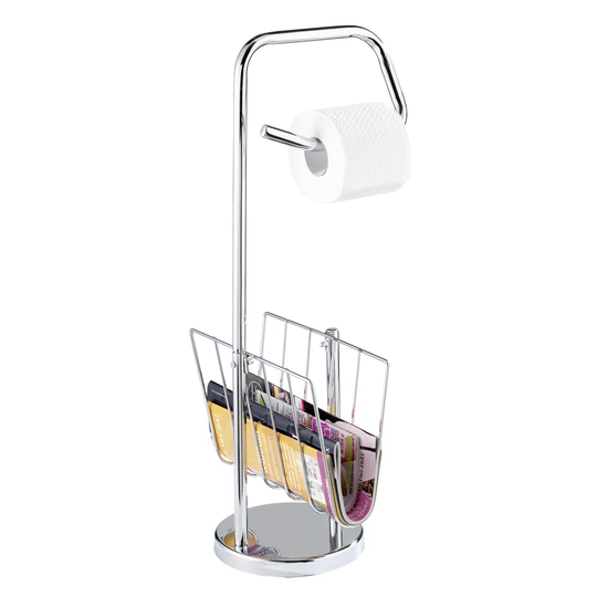 Malakai Freestanding Toilet Roll with Magazine Rack