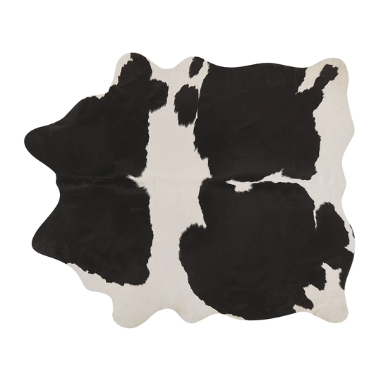 Morabito Cowhide Black/White Rug
