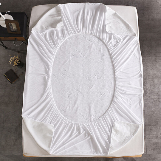 Waterproof Bamboo Jacquard Mattress Topper Protector Cover Pad 120X190X36cm
