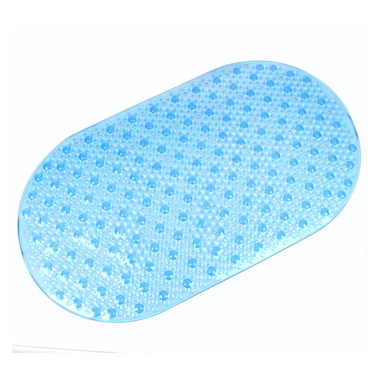 Non-Slip Bathtub Mat Mildew Proof 69 x 39cm Bath Mat Machine Washable Shower Mat with Suction Cup Drainage Holes for Bathtub Bathroom Child Adult