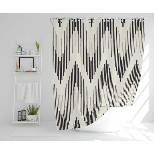 Wikhard Polyester Shower Curtain Set