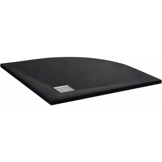 Shower Tray smc Black 90x90 cm Vidaxl Black