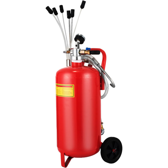 22.7l Portable Air Pneumatic Garage Waste Oil Garage Extractor Drainer Tank