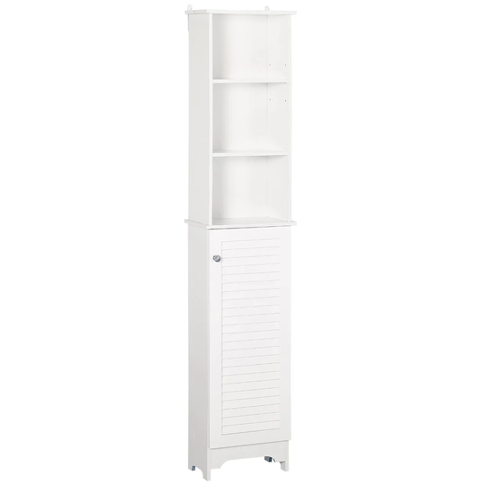 Neely Bathroom Tall Cabinet With Height Adjustable Shelf