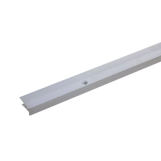 Abdia Metal 0.9 cm Thick x 2 cm Wide x 100 cm Length Overlap Reducer in Stainless Steel