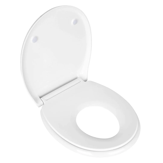 Luxury Soft Close Family Child Toddler Potty Training Toilet Seat Top&Bottom Fix
