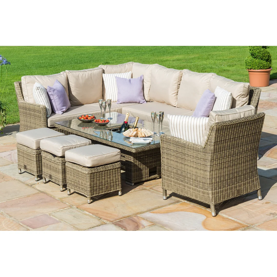 Meinrad 9 Seater Rattan Corner Sofa Set
