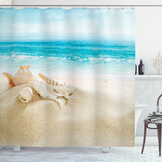Biagina 13 Piece Polyester Shower Curtain Set