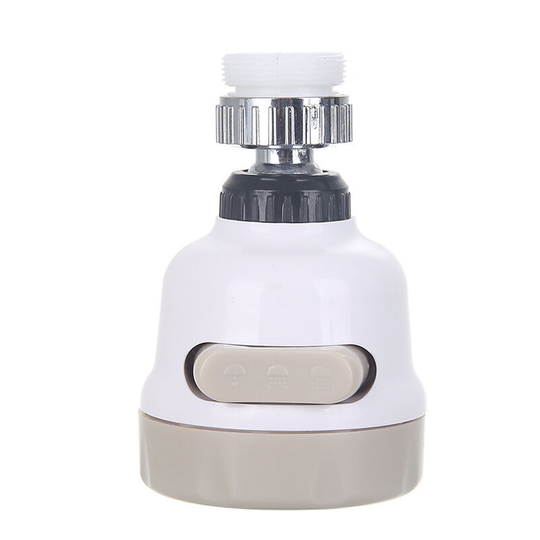 360 Degree Mobile Kitchen Faucet Water Saving Filter 3 Kinds of Adjustable Shower Nozzle Filter Jet Suitable for Kitchen and Bathroom (Short)