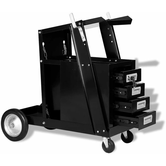 Welding Utility Cart by Symple Stuff Black