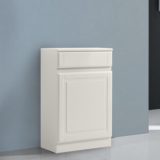 NRG - Back to Wall Toilet Concealed Cistern Housing Without Toilet & Cistern 502 mm Ivory White