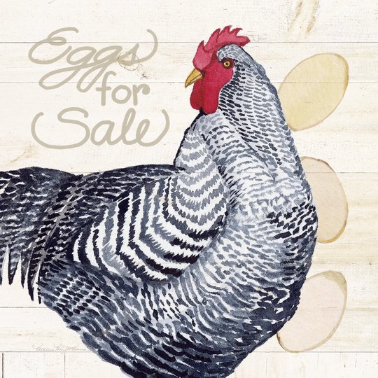 Life on the Farm Chicken I by Kathleen Parr McKenna - Wrapped Canvas Graphic Art Print