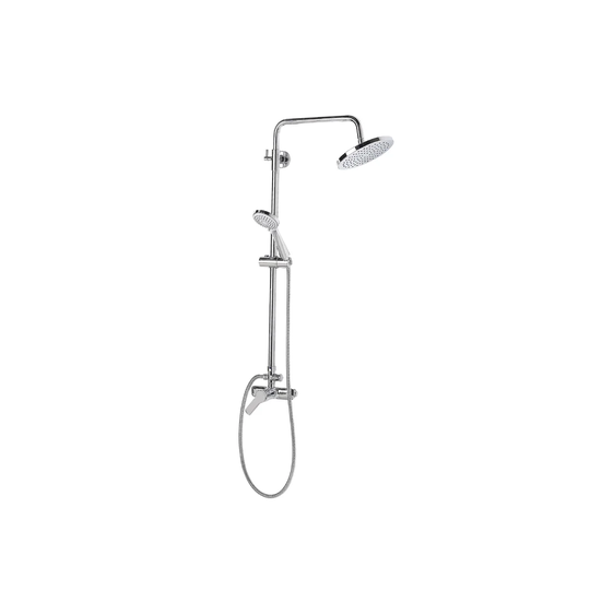Almond Thermostatic Shower with Dual Head