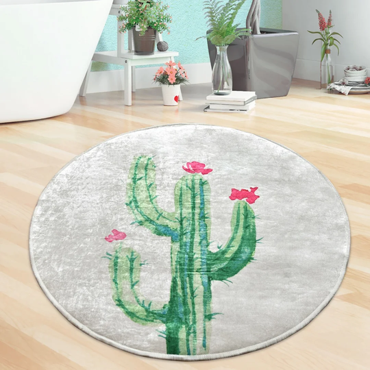 Mappsville Circle Bath Mat
