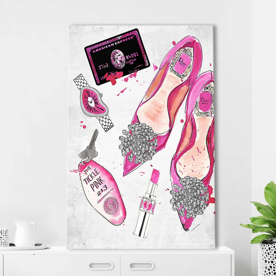 Night at the Tickle Pink 2 by Jodi - Wrapped Canvas Painting Print