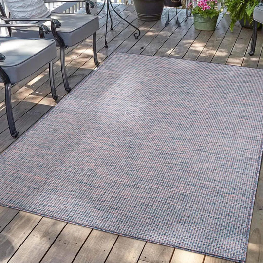 Palm 2778 Blue/ Pink Outdoor Rug