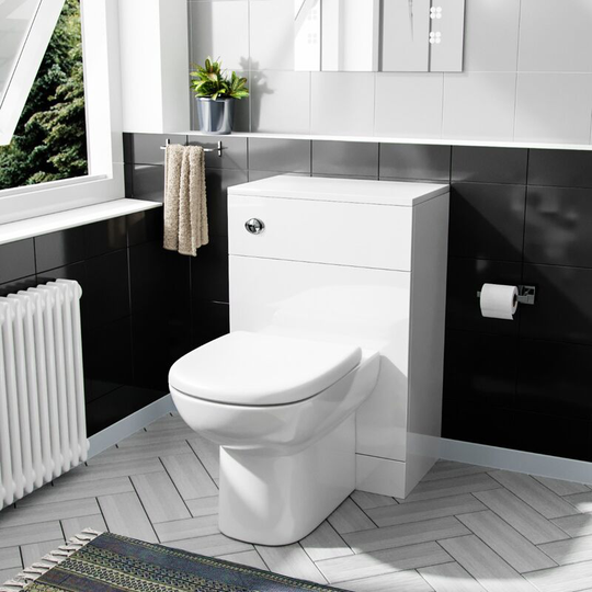 Neshome - Dyon Back To Wall wc Unit & btw Toilet Pan White