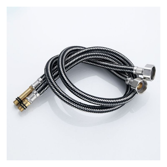 Perleraregb - 2 rooms 60 cm stainless steel basin hose water supply faucet Pointed pipe b (