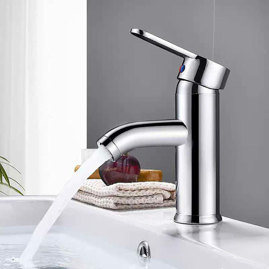 Bathroom faucet, white basin faucet, high quality faucet, bathroom faucet, wear-resistant, suitable for inner diameter 32mm-42mm