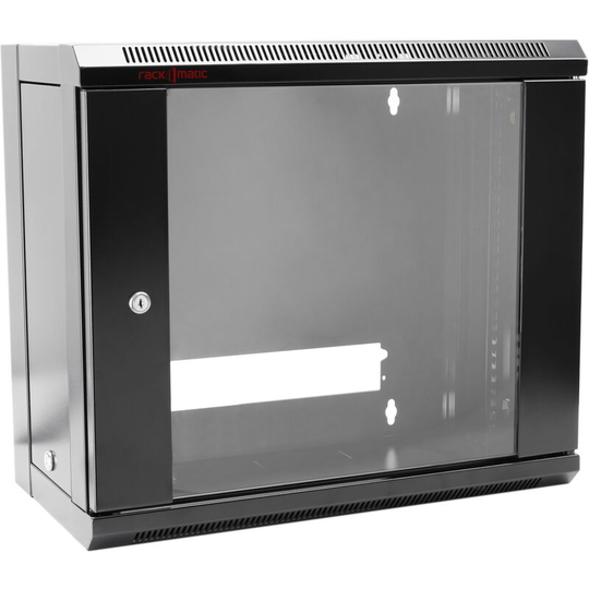 Rackmatic - Server rack cabinet 19 inch 9U 570x300x520mm wallmount SOHORack unmounted diy by
