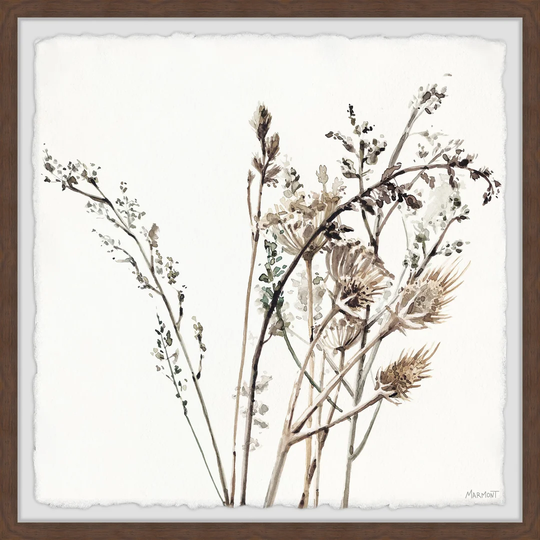 'Mixed Plants' Framed Painting Print