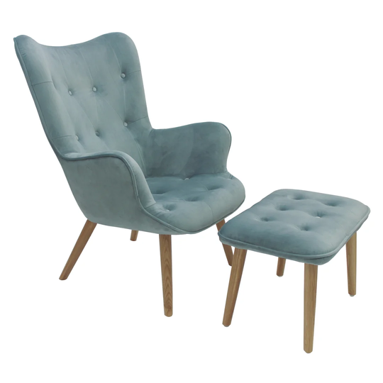 Caleigh Armchair and Footstool