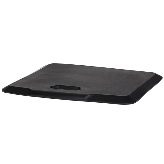 Symple Stuff Anti Fatigue Standing Desk Mat Rubberised-Gel Foam Black
