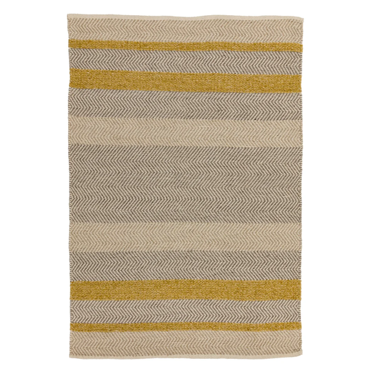 Skylloura Handwoven Mustard Rug