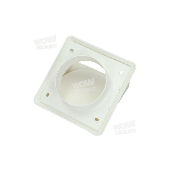 Electruepart Wall Outlet, (Vent Hose), Cowled Grill Round Spigot, VNT9057