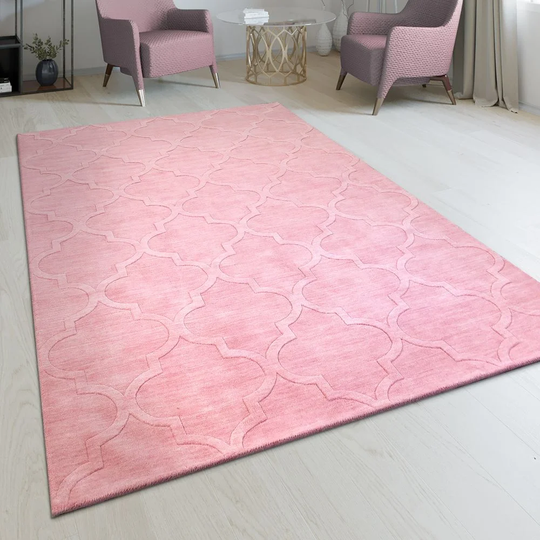 Halewood Handwoven Pink Rug