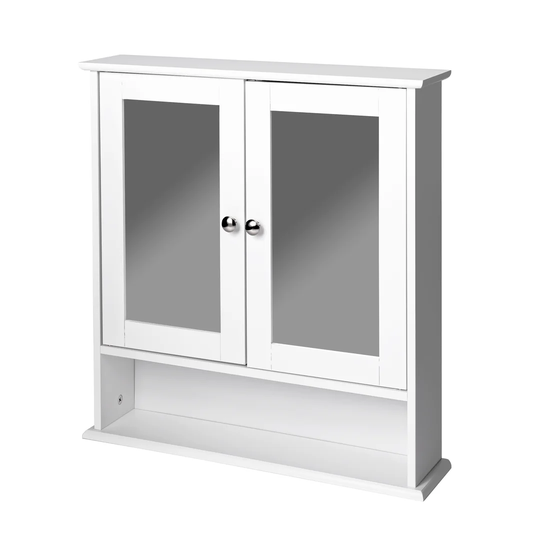 Curameng 57cm x 58.3cm Surface Mount Mirror Cabinet