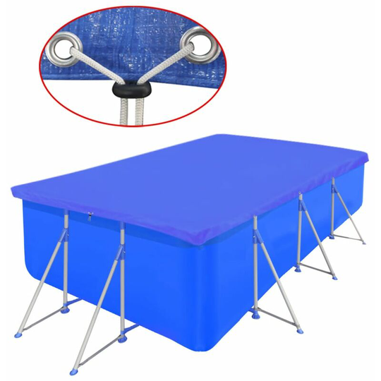 Pool Cover pe Rectangular 90 g/sqm 400 x 207 cm VDTD32079 - Topdeal
