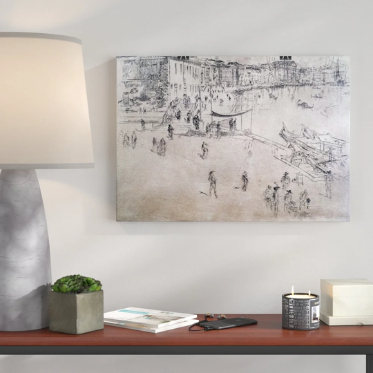 Sketch' by James Abbott McNeill Whistler Painting Print