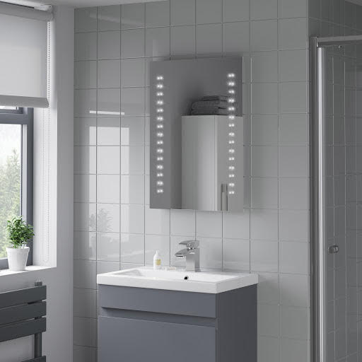 Artis Illustrant LED Bathroom Mirror 700 x 500mm - Battery Operated