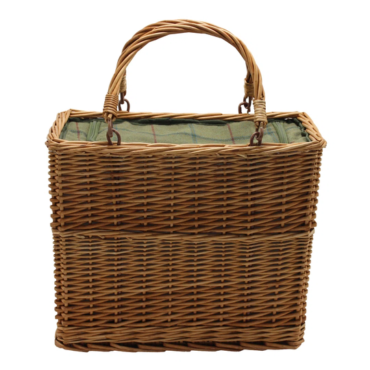 Wicker Tweed Cooler Basket