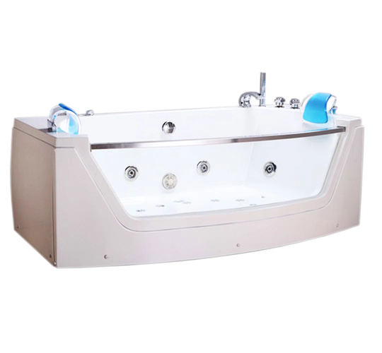 Privilege Whirlpool Bath Tub Spa Corner Bath Double Pillow 180 x 90 cm Bathtub M