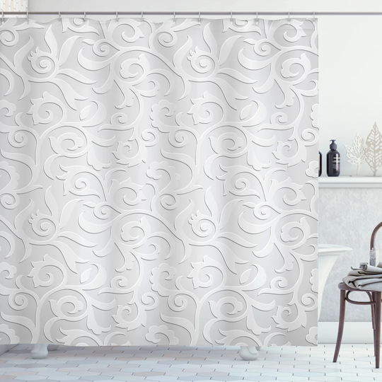 Babbett Polyester Shower Curtain Set