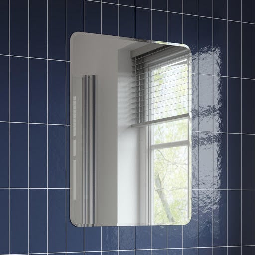 Alpine Claro Rectangular Bevelled Edge Bathroom Mirror 700 x 500mm