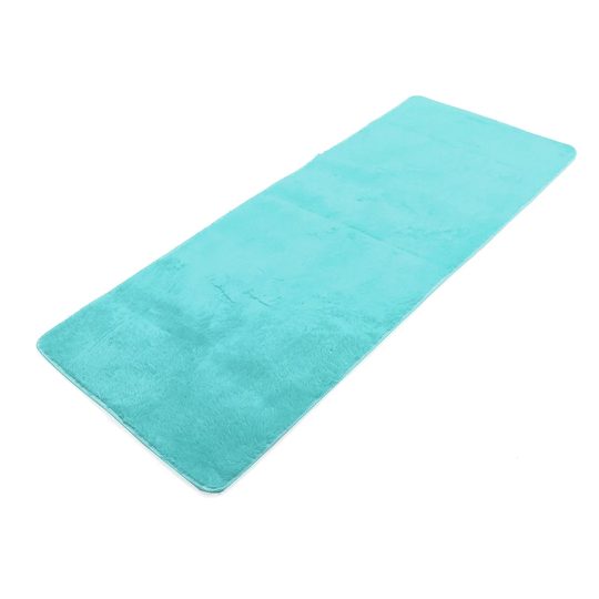 Meda Handmade Shag Blue Rug
