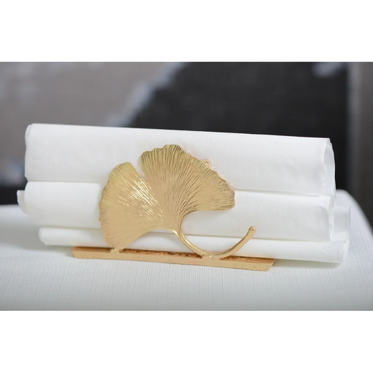 Small Gingko Flower Flat Napkin Holder