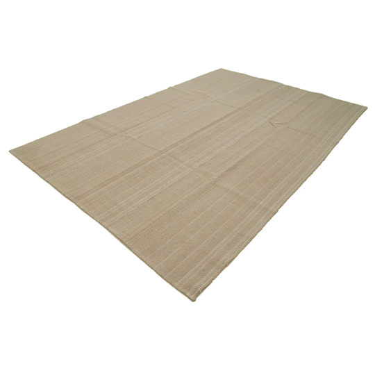 Eichhorn Hand-Knotted Cotton/Wool Brown Rug
