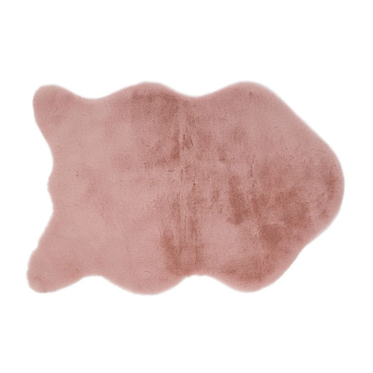 Ganta Solid Colour Tufted Dusty Pink Area Rug