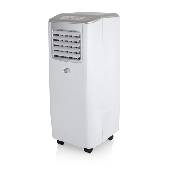 BLACK+DECKER BXAC40006GB 9000 BTU Portable 3-in-1 Air Conditioner, Dehumidifier, Cooling Fan, LED Display, 2 Fan Speed, 24 Hour Timer, Remote Control,