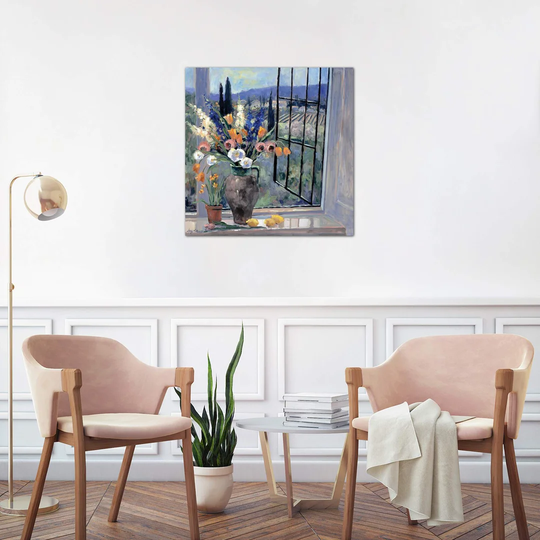 'Tuscany Hillside II' Painting on Wrapped Canvas