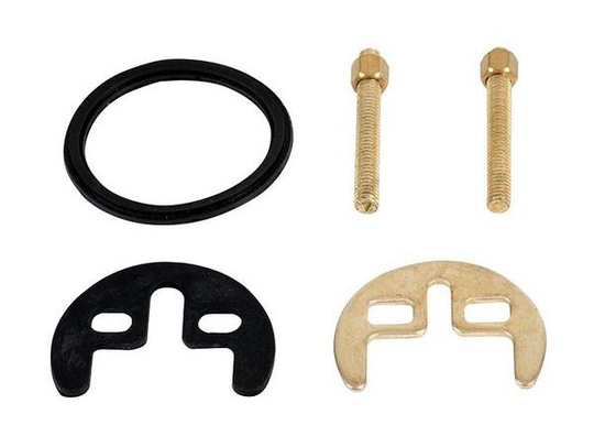 Bathroom Kitchen Faucet Tap Universal Mounting Set Plate + Screws + Gaskets