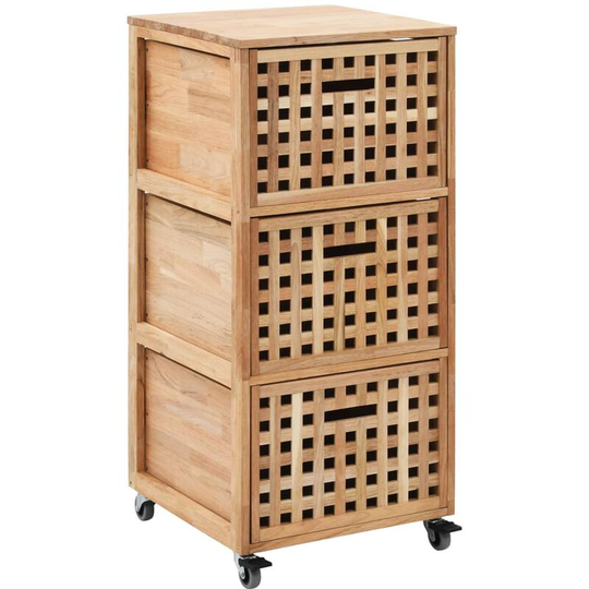 Vidaxl - Bathroom Cabinet 41x41x91 cm Solid Walnut Wood Brown